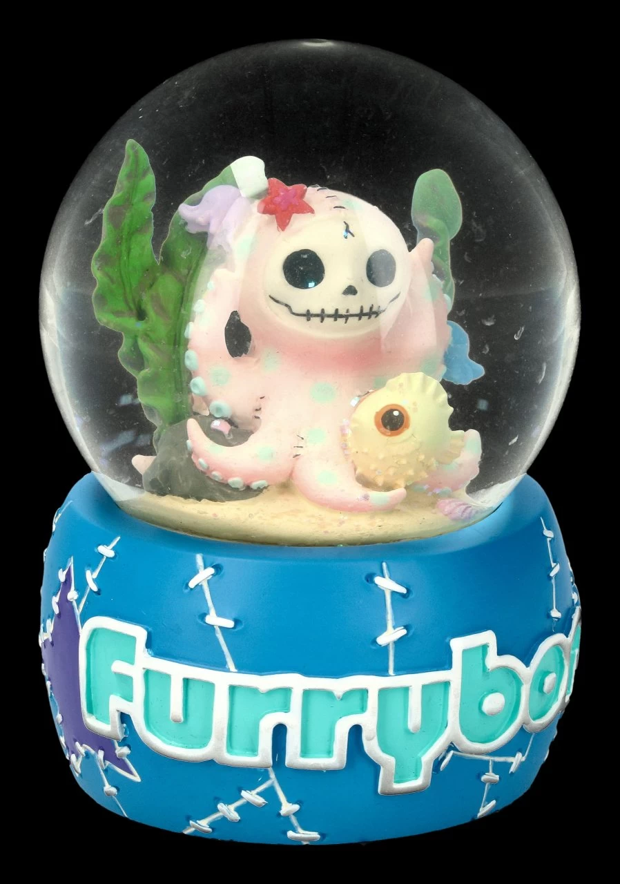 Furrybones Schneekugel - Octopee 2 Furrybones Schneekugel - Octopee – Bild 2