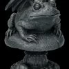 Gargoyle Kröten Figur Auf Pilz