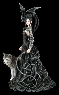 Hexen Figur - Bella Maestra By Nene Thomas -Modell Und Figurengeschäft FS21113 Hexen Figur Bella Maestra mit Wolf 1 1280x1280