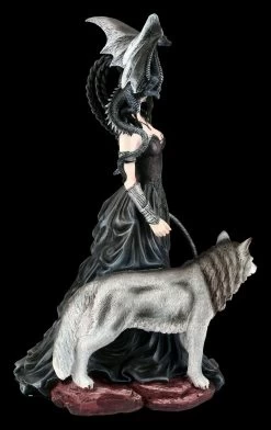 Hexen Figur - Bella Maestra By Nene Thomas -Modell Und Figurengeschäft FS21113 Hexen Figur Bella Maestra mit Wolf 6 1280x1280