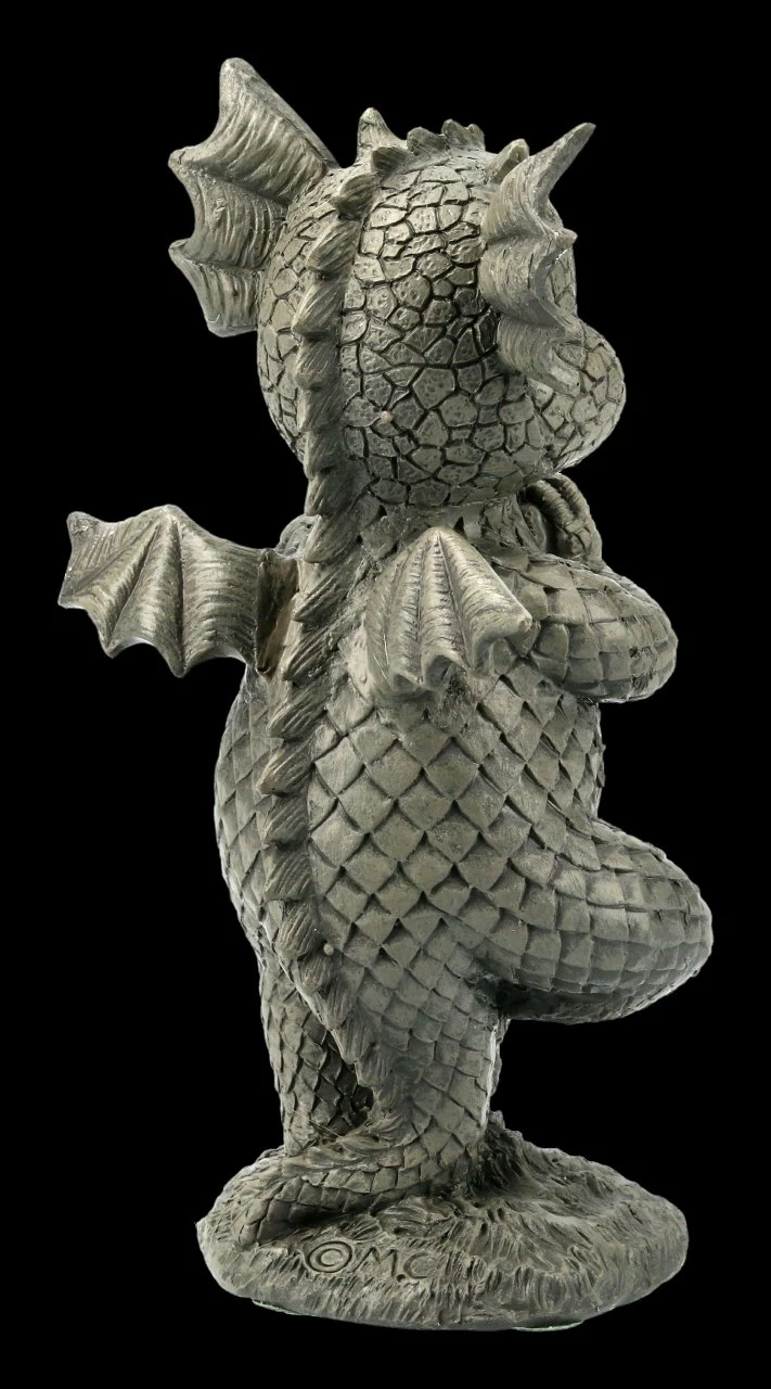 Kleine Gartenfigur - Yoga Drache 5 Kleine Gartenfigur - Yoga Drache – Bild 5