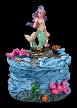 Schatulle - Kleine Meerjungfrau Mit Lila Haaren