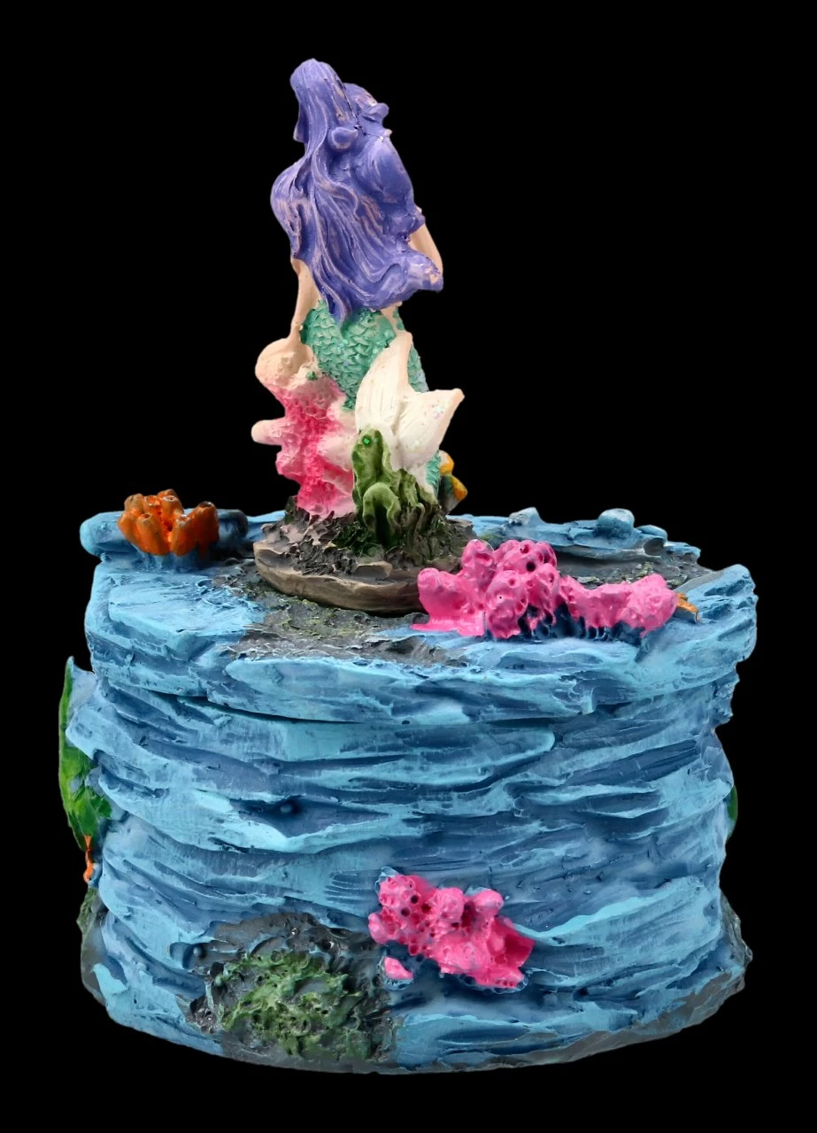 Schatulle - Kleine Meerjungfrau Mit Lila Haaren 6 Schatulle - Kleine Meerjungfrau Mit Lila Haaren – Bild 6