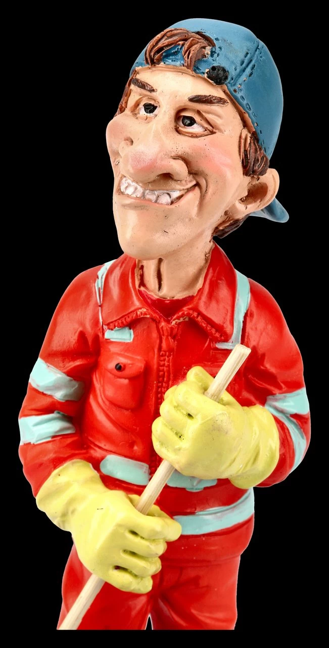 Funny Job Figur - Straßenkehrer Mit Besen 5 Funny Job Figur - Straßenkehrer Mit Besen – Bild 5