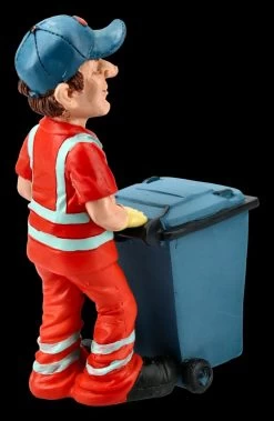 Funny Job Figur - Straßenkehrer Mit Mülltonne -Modell Und Figurengeschäft FS21329 Funny Job Figur Strassenkehrer mit Muelltonne 8 1280x1280