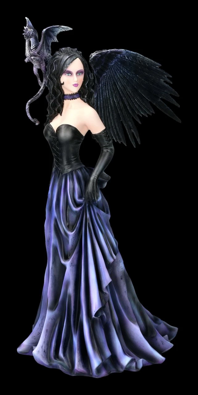 Engel Figur - Drachen Lady Fia 1 Engel Figur - Drachen Lady Fia