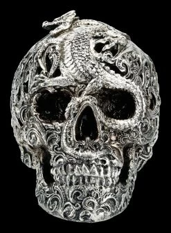 Totenkopf - Cranial Drakos - Silber 8 Totenkopf - Cranial Drakos - Silber -Modell Und Figurengeschäft FS216417 Totenkopf Cranial Drakos silber 2 1280x1280