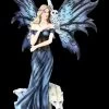 Elfen Figur - Corelei Mit Eule Und Wolf