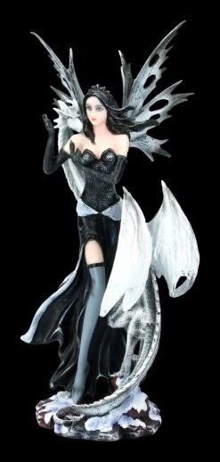 Elfen Figur Bettina Mit Weißem Drachen -Modell Und Figurengeschäft FS21780 Elfen Figur Bettina mit weissem Drachen 2 1280x1280