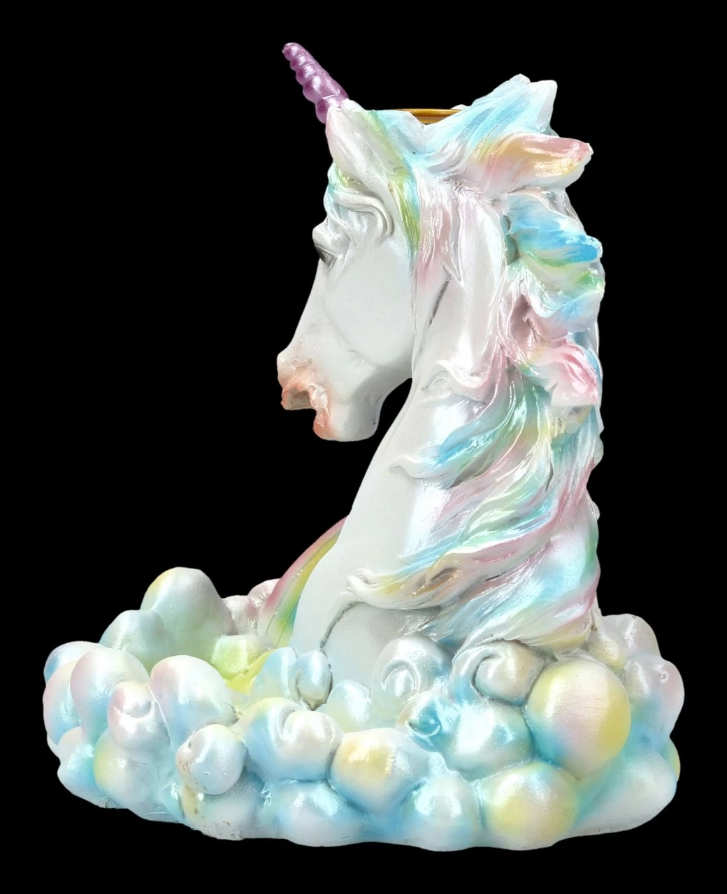 Backflow Räucherkegelhalter - Regenbogen Einhorn 4 Backflow Räucherkegelhalter - Regenbogen Einhorn – Bild 4