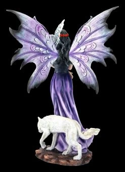 Elfen Figur Mit Wolf Und Eule - Amethyst Companions -Modell Und Figurengeschäft FS21917 Elfen Figur Amethyst Companions 5 1280x1280