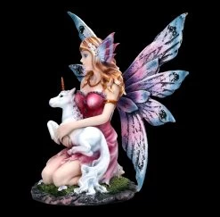 Elfen Figur - Unicora Mit Baby Einhorn -Modell Und Figurengeschäft FS22394 Elfen Figur Unicorn mit BabyEinhorn 3a 1280x1280
