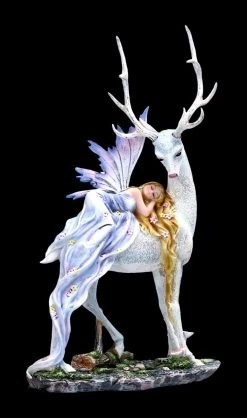 Elfen Figur Schläft Auf Weißem Hirsch 12 Elfen Figur Schläft Auf Weißem Hirsch -Modell Und Figurengeschäft FS22396 Elfen Figur Schl ft auf weissem Hirsch 1 1280x1280