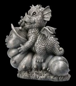 Gartenfigur - Drache Reitet Auf Raupe -Modell Und Figurengeschäft FS22667 Gartenfigur Drache reitet auf Raupe 3 1280x1280