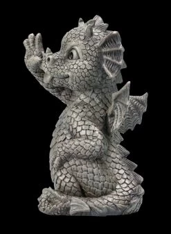 Gartenfigur - Drache Frechdachs Klein -Modell Und Figurengeschäft FS22669 Gartenfigur Drache Frechdachs klein 2 1280x1280