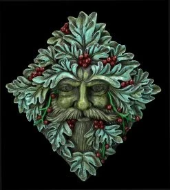 Wanddeko - Festlicher Baumgeist