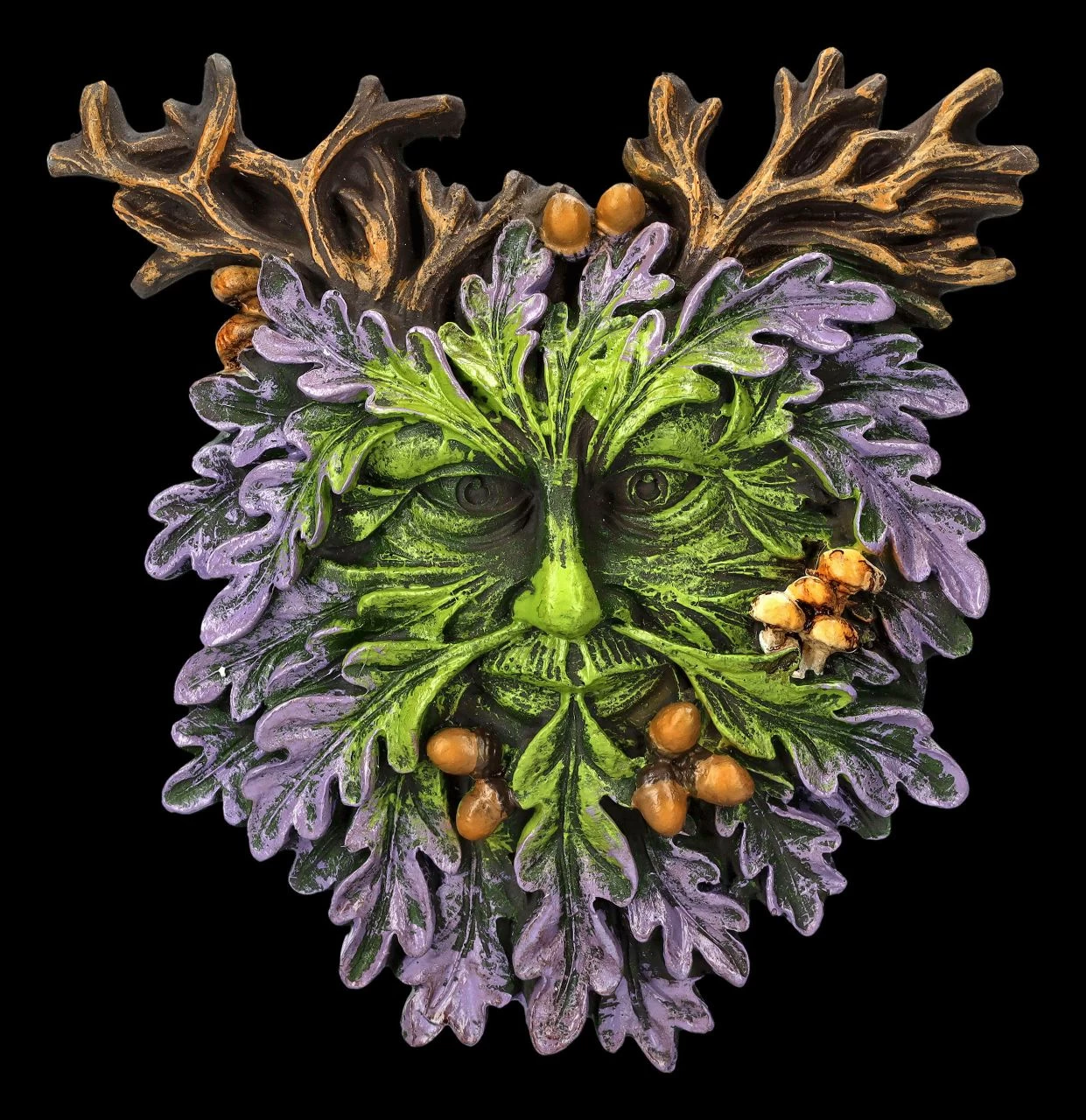 Wanddeko - Baumgeist Mit Eicheln 1 Wanddeko - Baumgeist Mit Eicheln