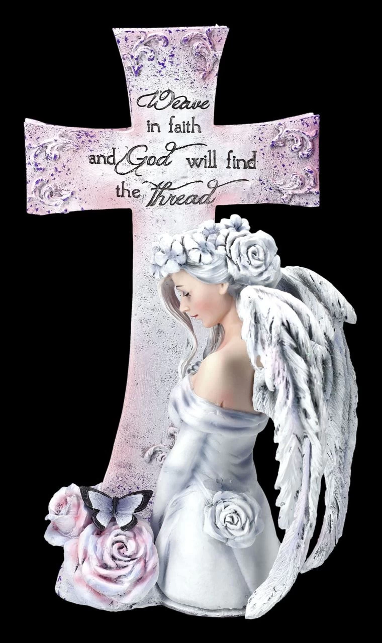 Engelfigur Mit Kreuz By Jessica Galbreth 2 Engelfigur Mit Kreuz By Jessica Galbreth – Bild 2