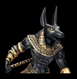 Anubis Krieger Figur Auf Felsen - Schwarz -Modell Und Figurengeschäft FS23927 Anubis Krieger Figur auf Felsen schwarz 1 1280x1280