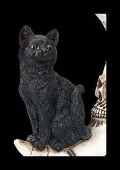 Totenkopf Mond Mit Schwarzer Katze 15 Totenkopf Mond Mit Schwarzer Katze -Modell Und Figurengeschäft FS23935 Totenkopf Mond mit schwazer Katze 1 1280x1280