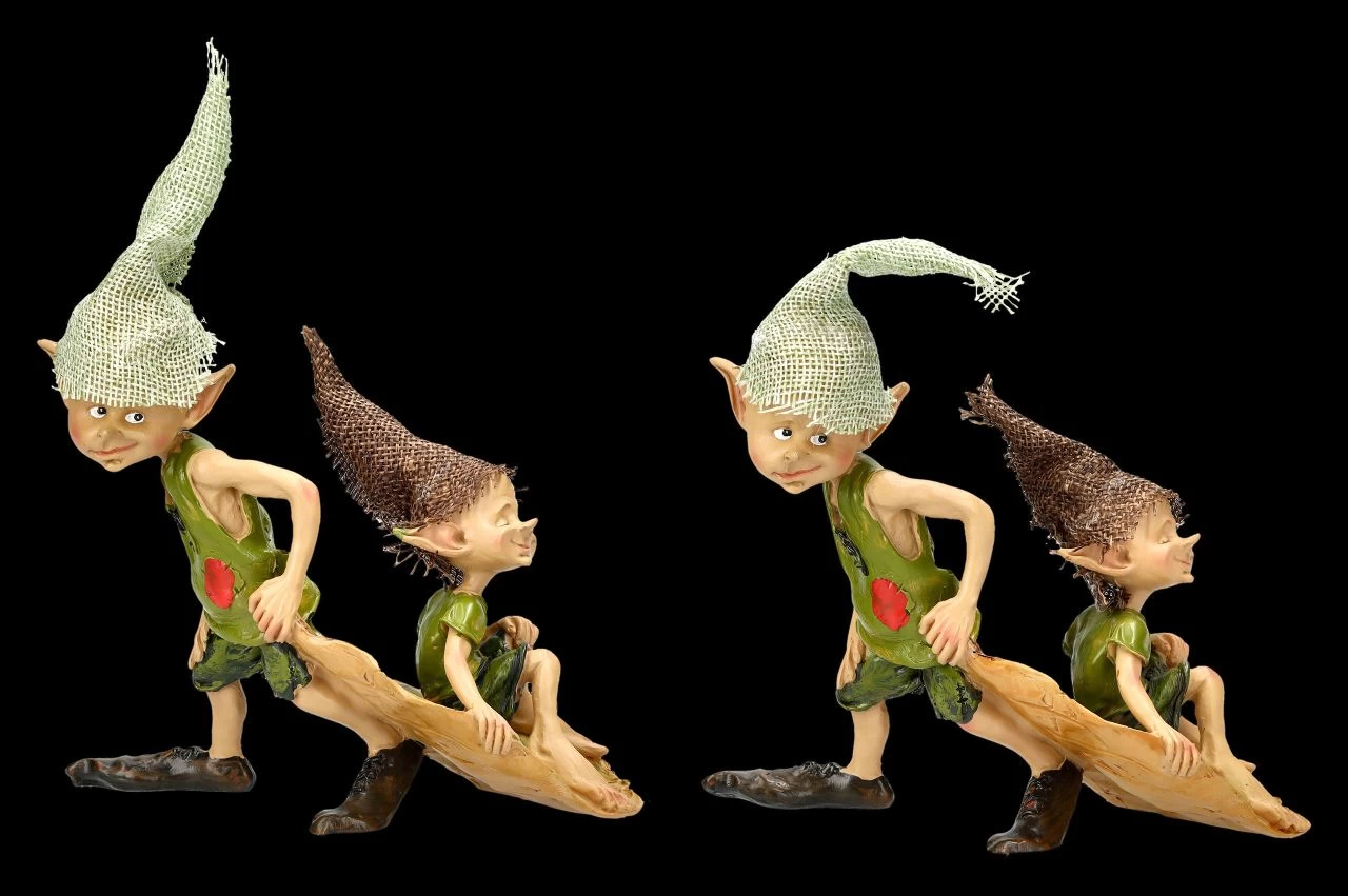 Pixie Kobold Figur - Schwere Last 2er Set 1 Pixie Kobold Figur - Schwere Last 2er Set