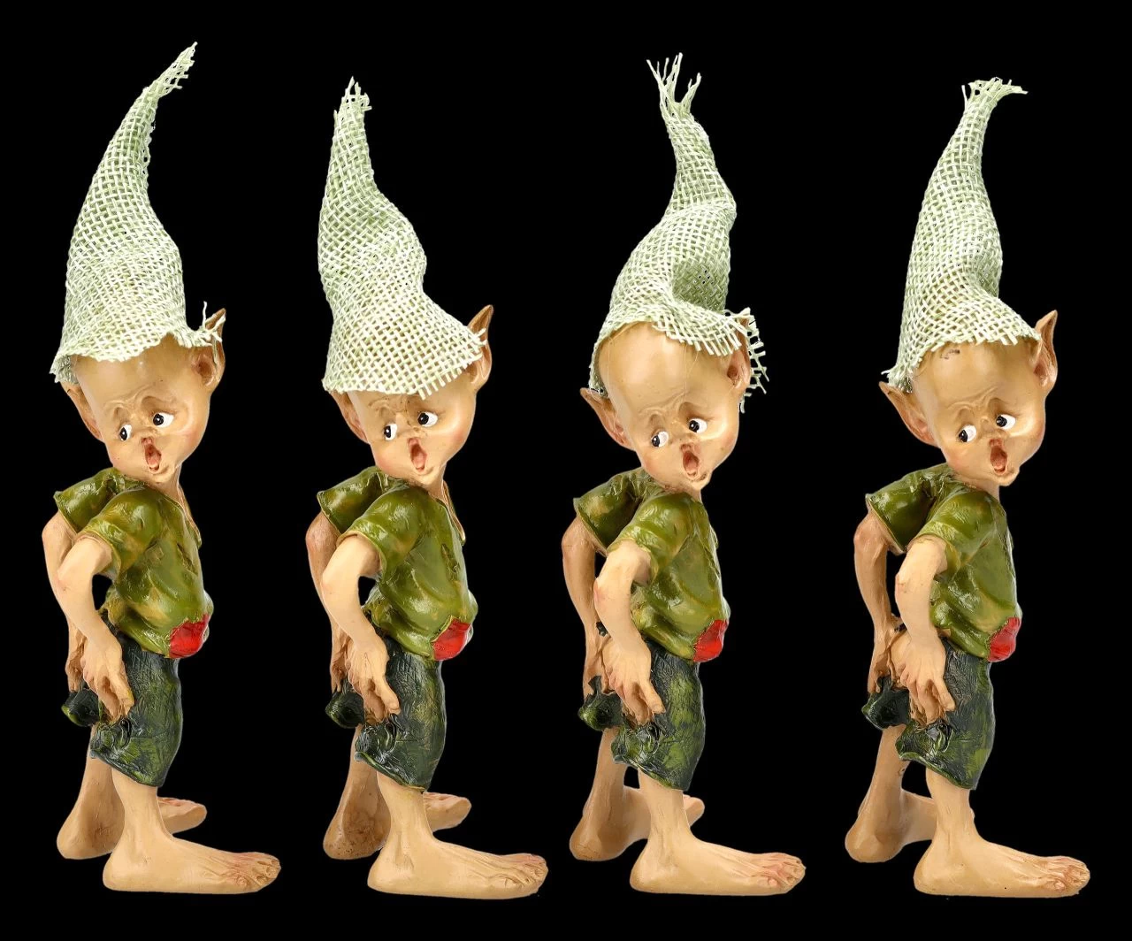Pixie Kobold Figur Mit Zerrissener Hose 4er Set 1 Pixie Kobold Figur Mit Zerrissener Hose 4er Set