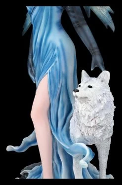 Elfen Figur Talia Mit Winter Wolf -Modell Und Figurengeschäft FS24666 Elfen Figur Talia mit Winter Wolf 1 1280x1280