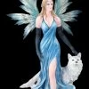 Elfen Figur Talia Mit Winter Wolf
