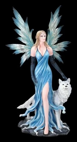 Elfen Figur Talia Mit Winter Wolf