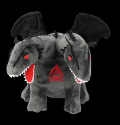 Plüschfigur - Zweiköpfiger Drache