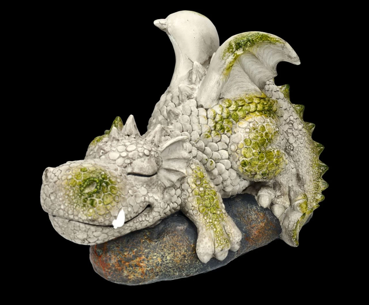 Gartenfigur Drache Sonnt Sich - Siesta 2 Gartenfigur Drache Sonnt Sich - Siesta – Bild 2
