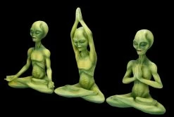 Alien Figuren Beim Yoga 3er Set -Modell Und Figurengeschäft FS25270 Alien Figuren beim Yoga 3er Set 2 1280x1280