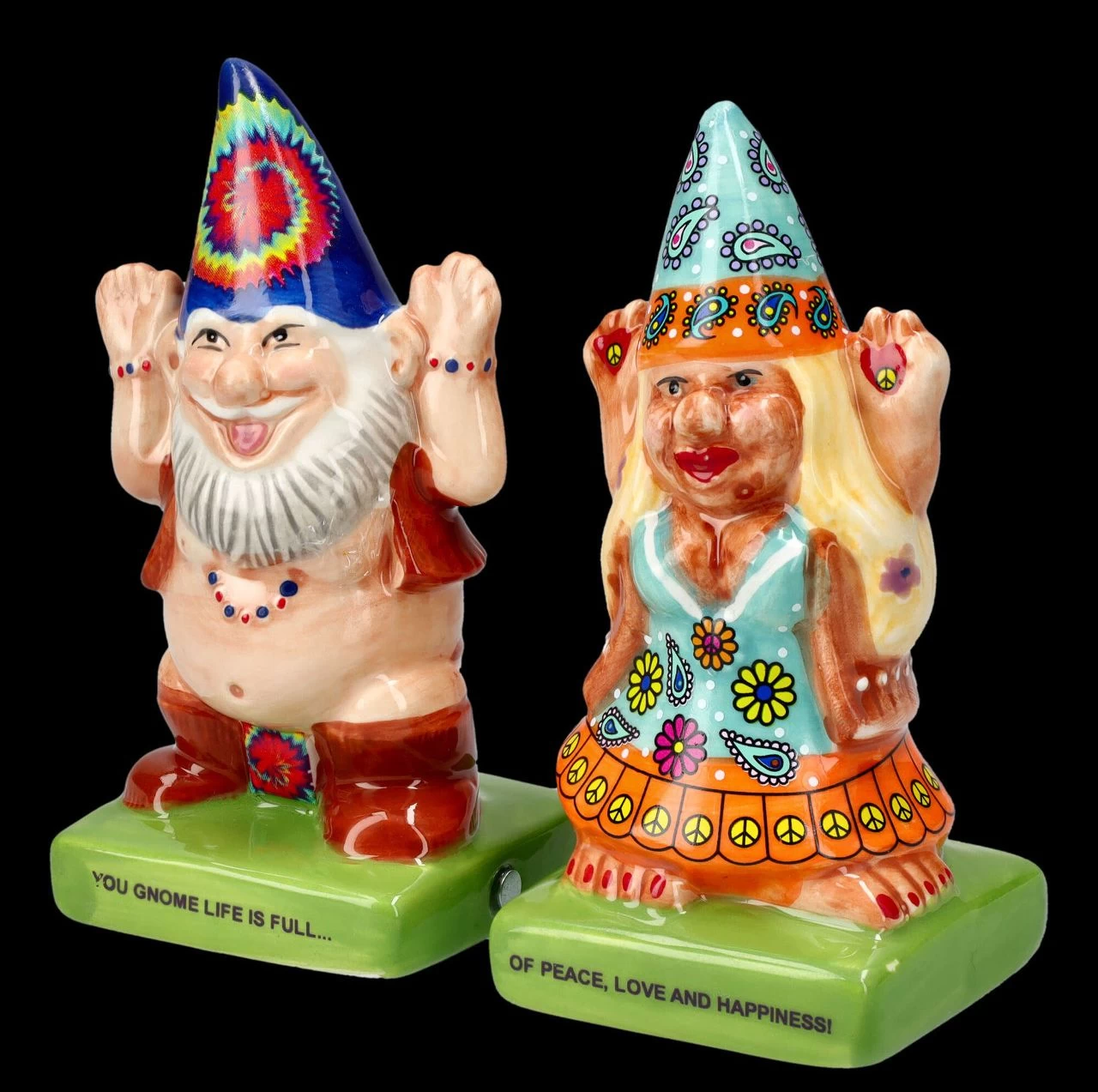 Salz- Und Pfefferstreuer - Hippie Zwerge 5 Salz- Und Pfefferstreuer - Hippie Zwerge – Bild 5