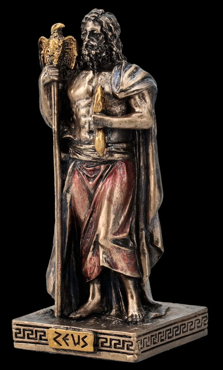 Zeus Figur Klein - Oberster Olympischer Gott 2 Zeus Figur Klein - Oberster Olympischer Gott – Bild 2