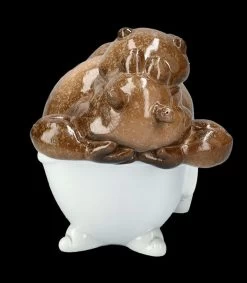 Lustige Nilpferd Figur In Badewanne -Modell Und Figurengeschäft FS25928 Lustige Nilpferd Figur in Badewanne 8 1280x1280