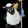 Lustige Schaf Figur Beim Duschen