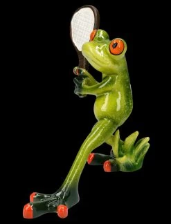 Lustige Frosch Figur - Tennis Ass -Modell Und Figurengeschäft FS25937 Lustige Frosch Figur Tennis Ass 3 1280x1280