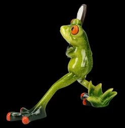 Lustige Frosch Figur - Tennis Ass -Modell Und Figurengeschäft FS25937 Lustige Frosch Figur Tennis Ass 4 1280x1280