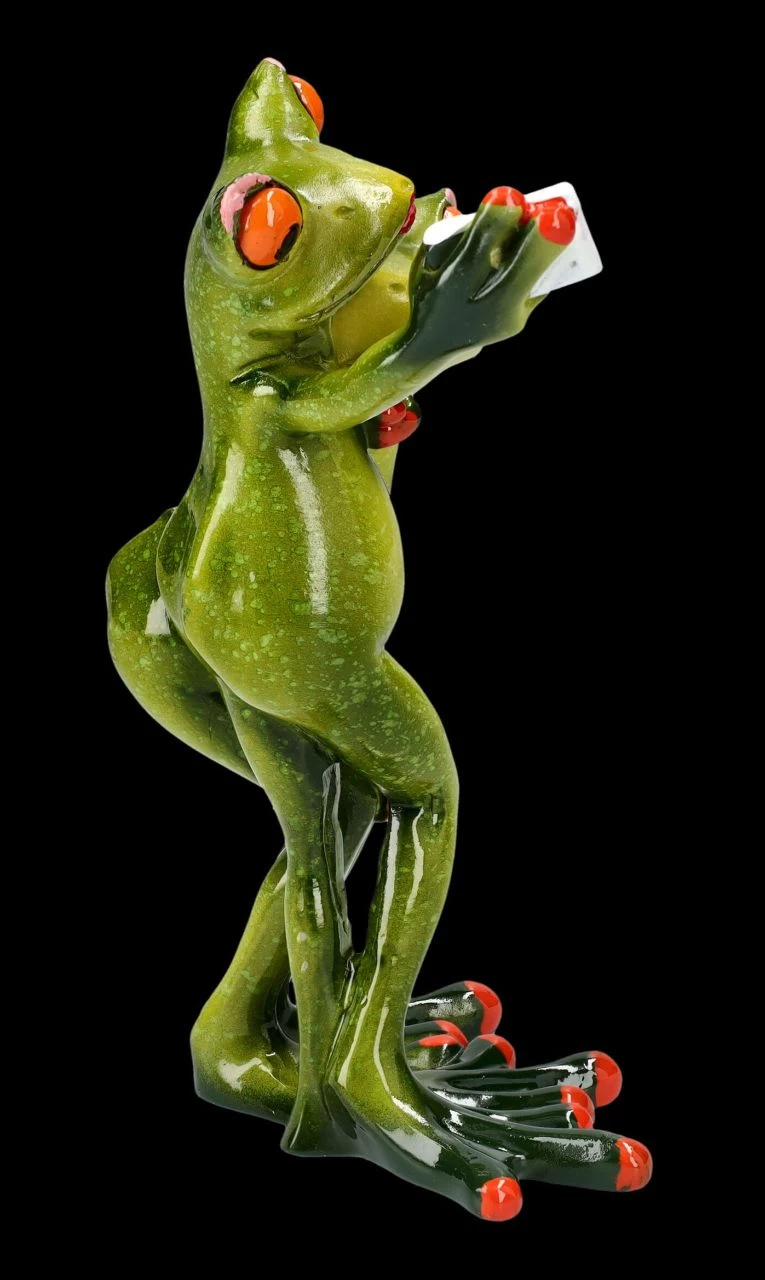 Lustige Frosch Figur - Liebespaar Selfie 6 Lustige Frosch Figur - Liebespaar Selfie – Bild 6