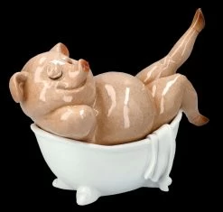 Lustige Schweine Figur In Badewanne -Modell Und Figurengeschäft FS25949 Lustige Schweine Figur in Badewanne 9 1280x1280