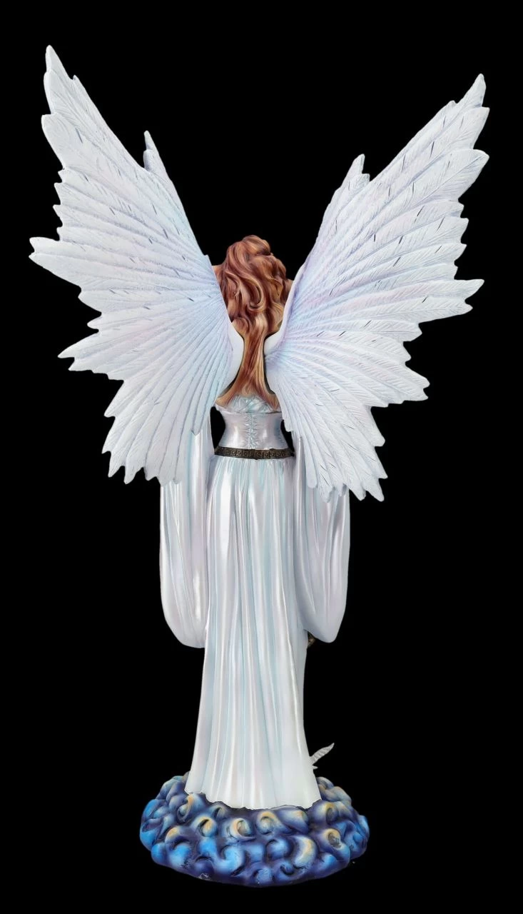 Engelfigur Mit Tauben - Himmelsfrieden 5 Engelfigur Mit Tauben - Himmelsfrieden – Bild 5