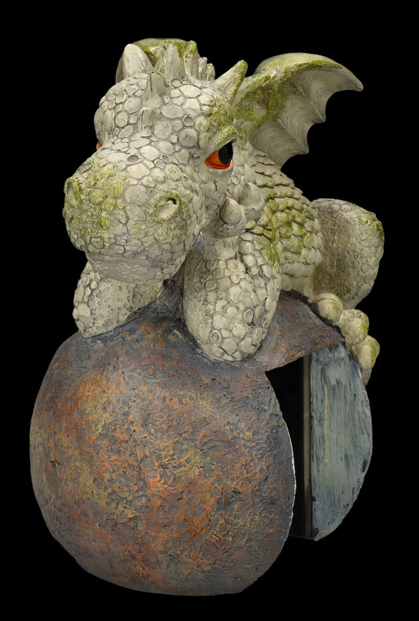 Garten Figur - Drache Als Zaunhänger 4 Garten Figur - Drache Als Zaunhänger – Bild 4