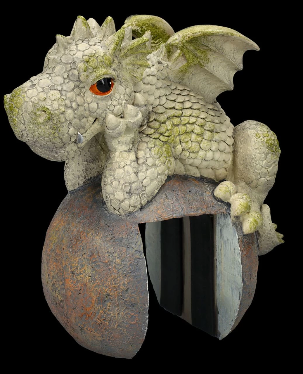 Garten Figur - Drache Als Zaunhänger 3 Garten Figur - Drache Als Zaunhänger – Bild 3