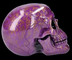 Totenkopf Figur Lila - Violet Elegance -Modell Und Figurengeschäft FS26161 Totenkopf lila Violet Elegance 8 1280x1280
