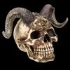 Totenkopf Figur Mit Hörnern - Diablo Skull