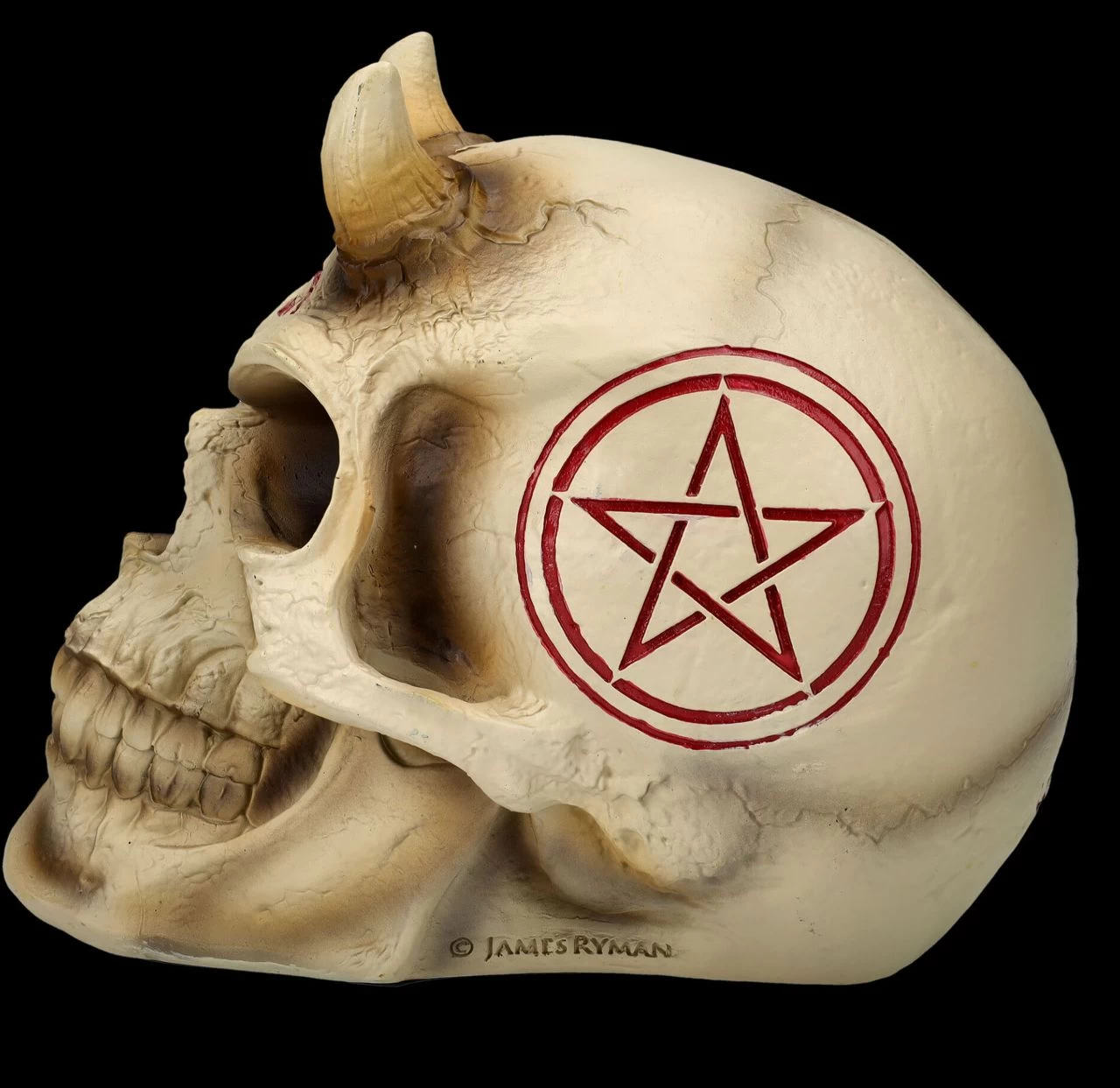 Totenkopf Figur Teufel - 666 By James Ryman 4 Totenkopf Figur Teufel - 666 By James Ryman – Bild 4