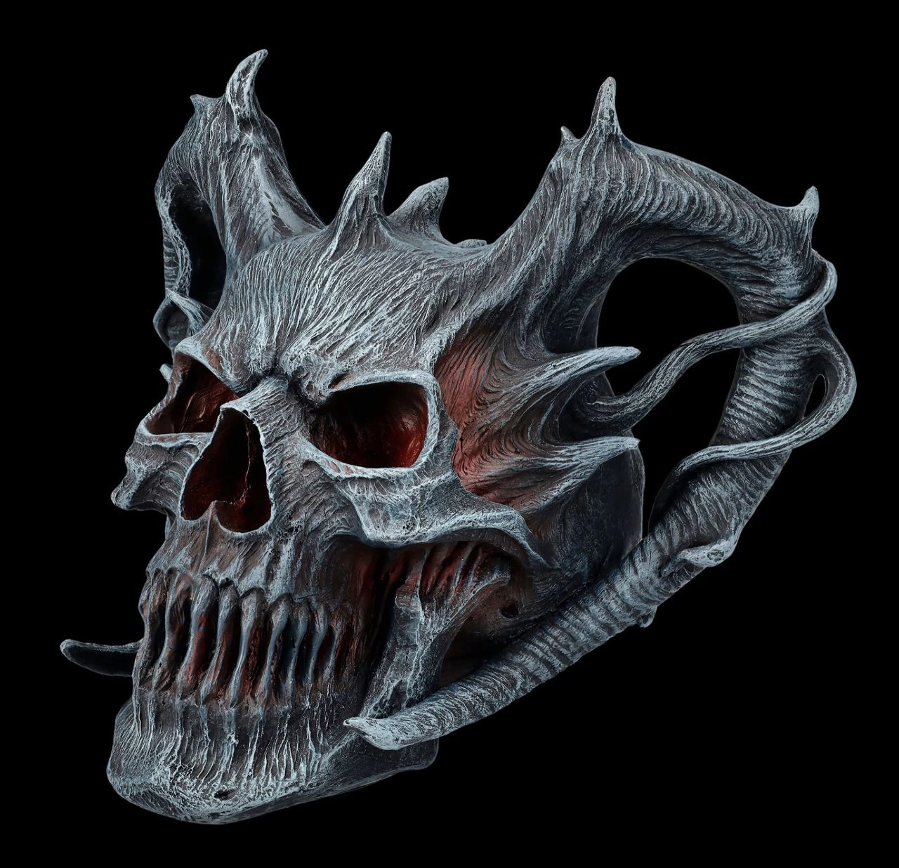 Spiral Totenkopf Figur Mit Hörnern - Death Embers 5 Spiral Totenkopf Figur Mit Hörnern - Death Embers – Bild 5