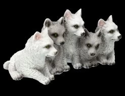 Wolf Figur - Fünf Niedliche Polarwolf-Welpen 8 Wolf Figur - Fünf Niedliche Polarwolf-Welpen -Modell Und Figurengeschäft FS26448 Wolf Figur F nf niedliche Polarwolf Welpen 9 1280x1280