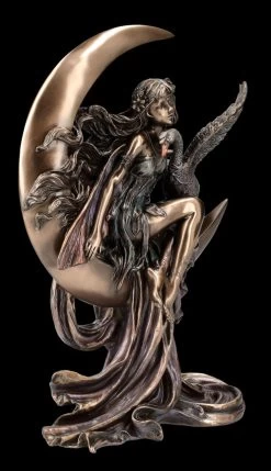 Elfen Figur Mit Schwan Auf Mond -Modell Und Figurengeschäft FS26508 Elfen Figur mit Schwan auf mond 9 1280x1280