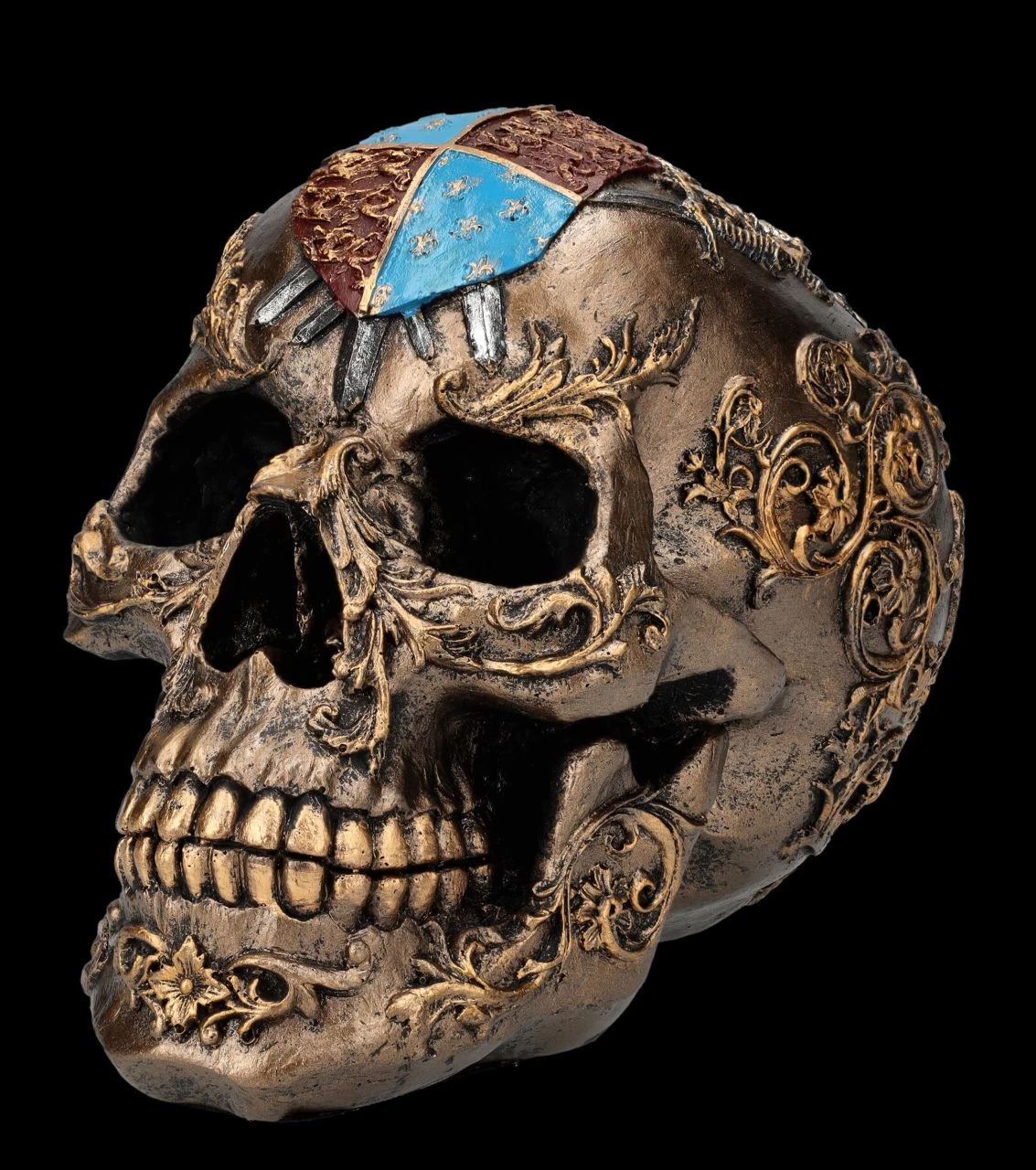 Totenkopf Figur - Ritter-Wappen 5 Totenkopf Figur - Ritter-Wappen – Bild 5